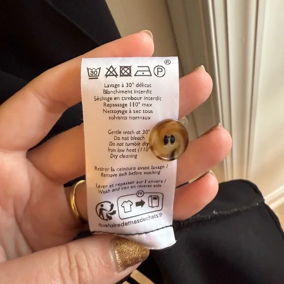 Raquel Dress in Black -- Size 8 US/ 40 FR - Picture 12 of 13